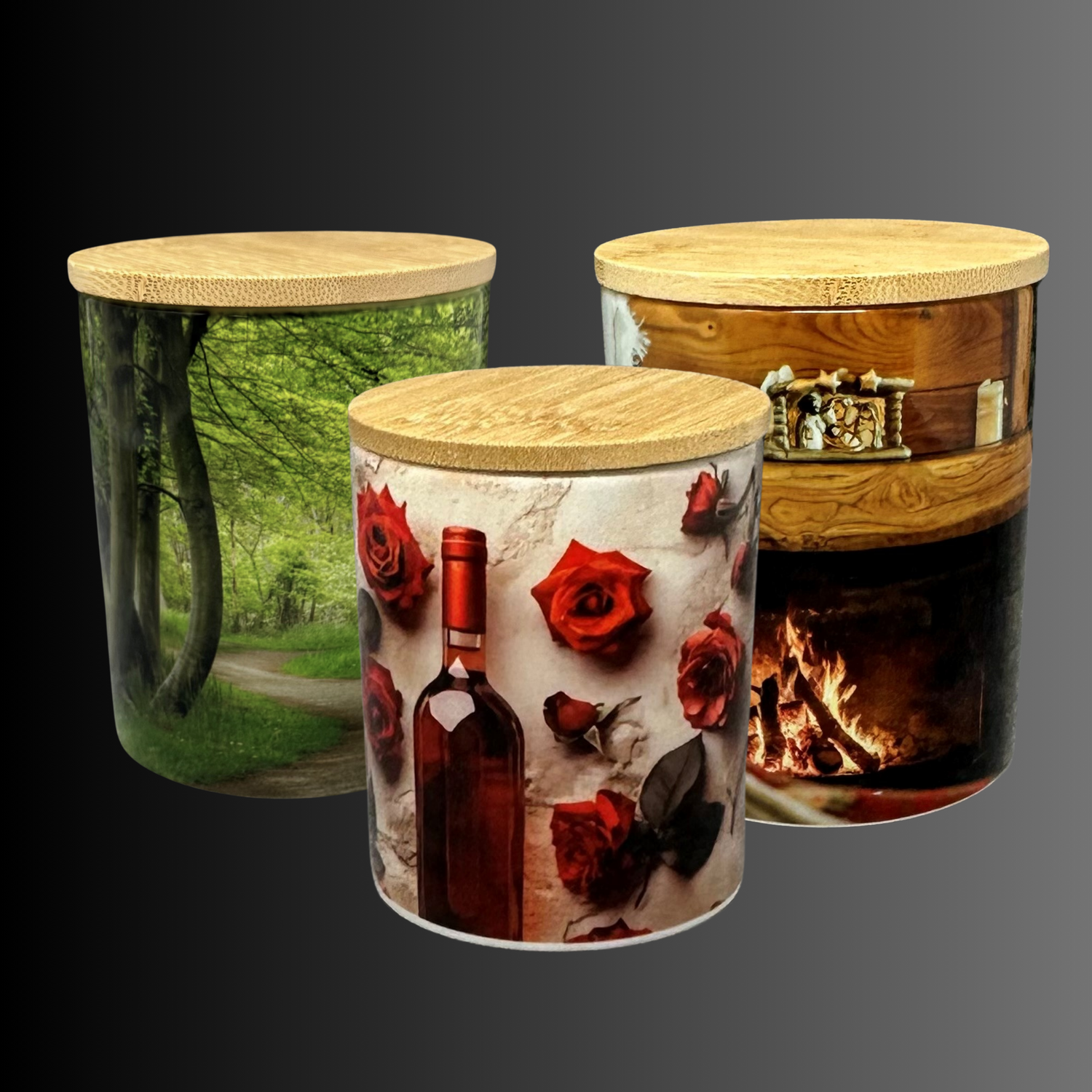 Art Inspired Jar Candles