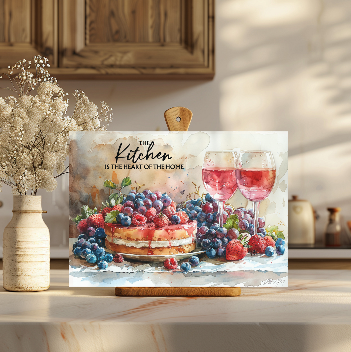 The Heart of the Home Tempered Glass Cutting Board