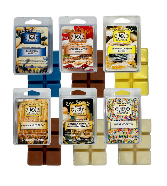 "Yummy" Wax Melts 6 Pack