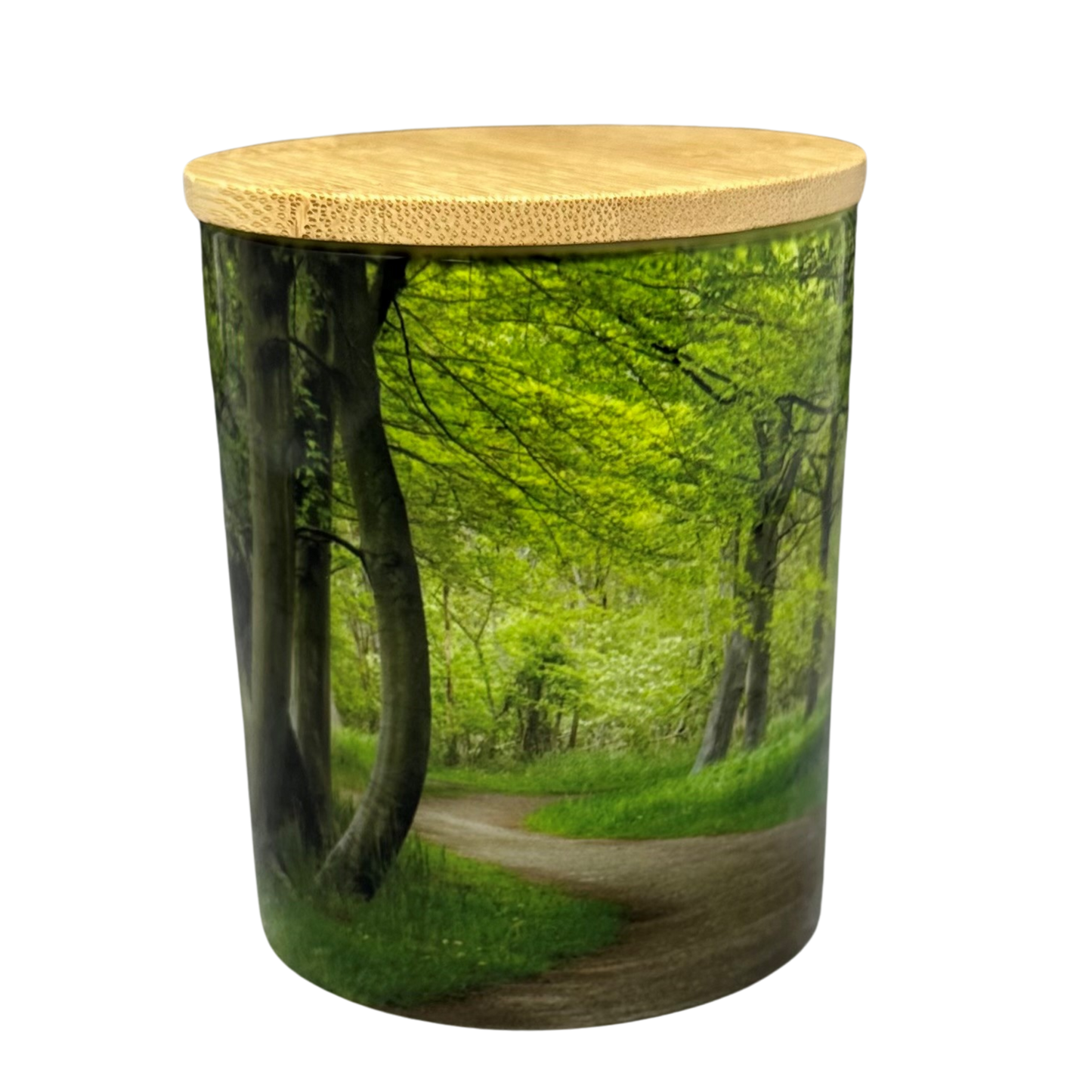 9 Ounce Beechwood Vetiver Coconut Blend Ceramic Jar Candle