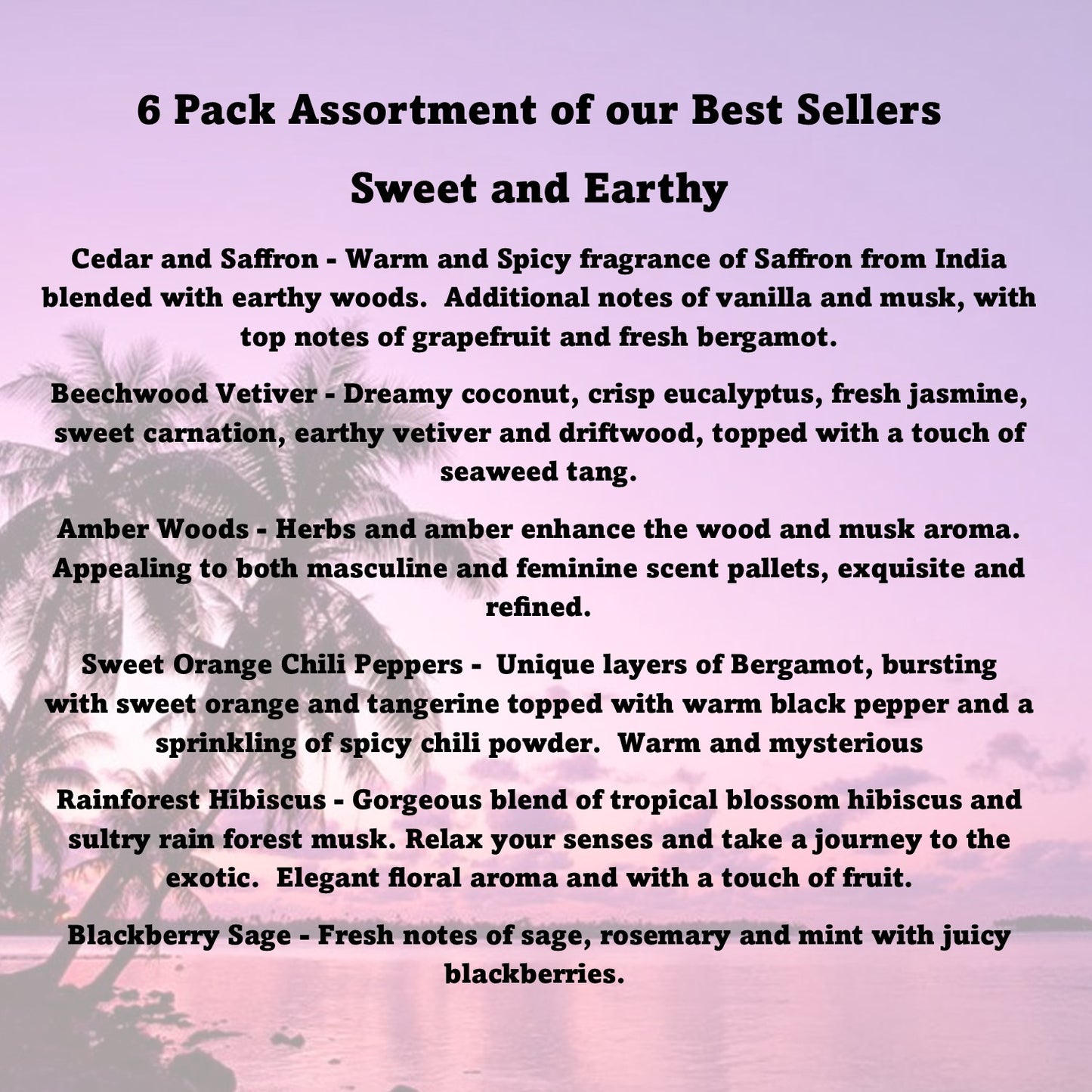 "Best Sellers" Wax Melts 6 Pack