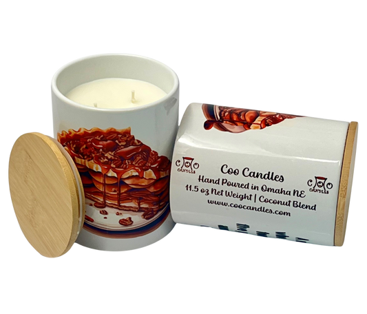 10.5  Ounce Mother's Day Jar Candle -  Last Piece of Pie - Hot Apple Pie Scent