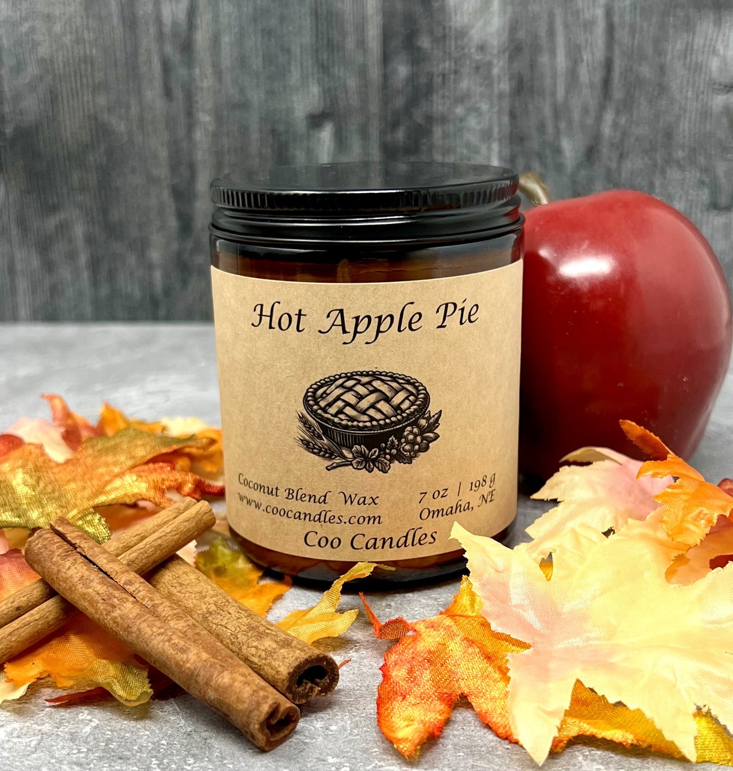 Hot Apple Pie - Coconut Blend Jar Candle - 7 oz