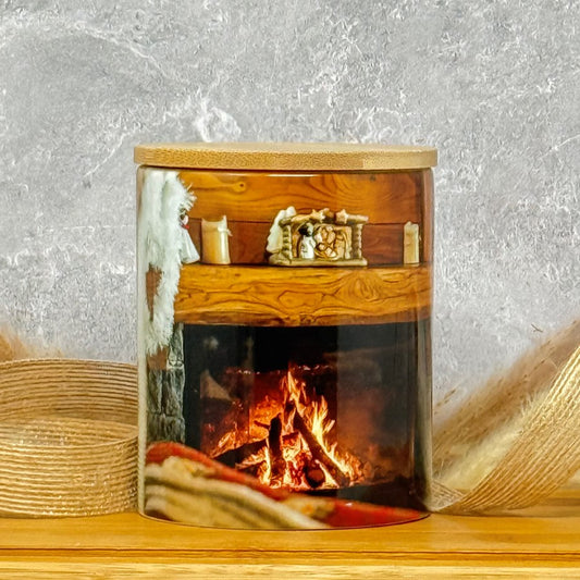 9 Ounce Sweater Weather Coconut Blend Ceramic Jar Candle