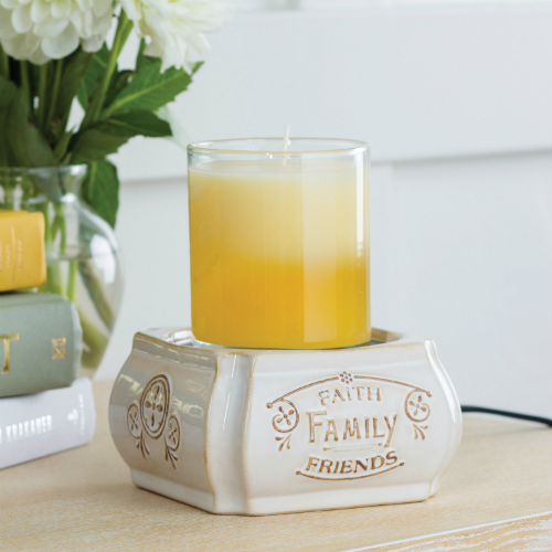 Candle Warmers Brand 2 in 1 Classic Electric Warmer - Faith Family
