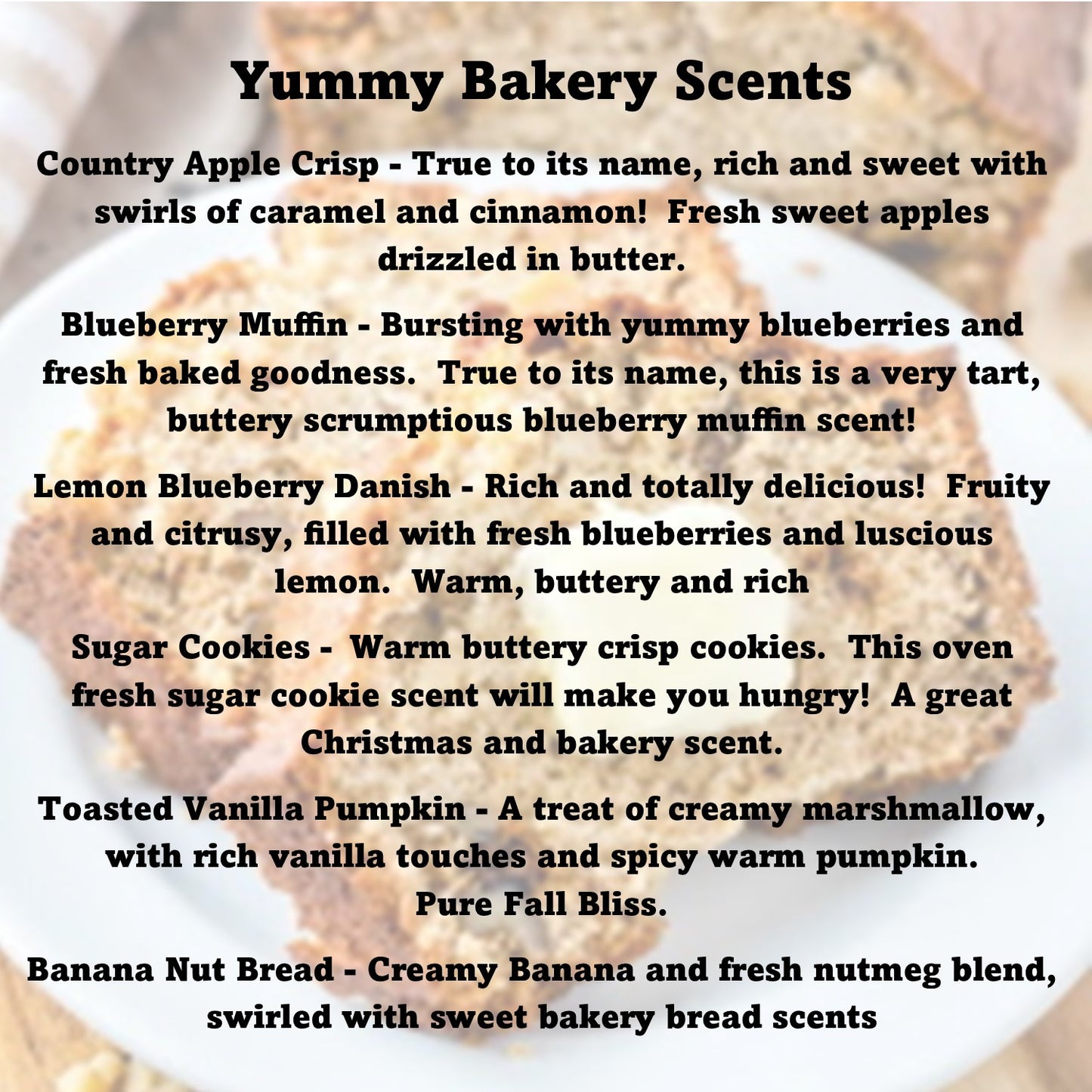 "Yummy" Wax Melts 6 Pack