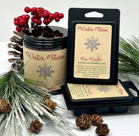 Crisp Winter Storm Gift Set - 7 oz Jar Candle + 2 Wax Melts