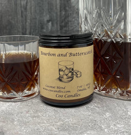 Bourbon and Butterscotch - Coconut Blend Jar Candle - 7 oz