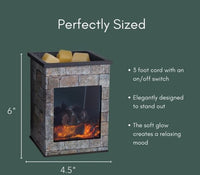 Candle Warmers Brand Hearthstone Fireplace Electric Warmer