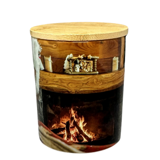 9 Ounce Sweater Weather Coconut Blend Ceramic Jar Candle