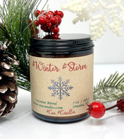 Crisp Winter Storm Gift Set - 7 oz Jar Candle + 2 Wax Melts