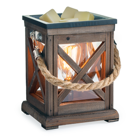 Candle Warmers Brand Walnut Rope Electric Warmer