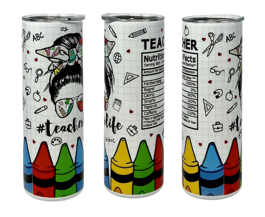 Teacher Life - 20 Ounce Tumbler